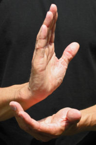 Handhaltung aus der chinesischen Medizin